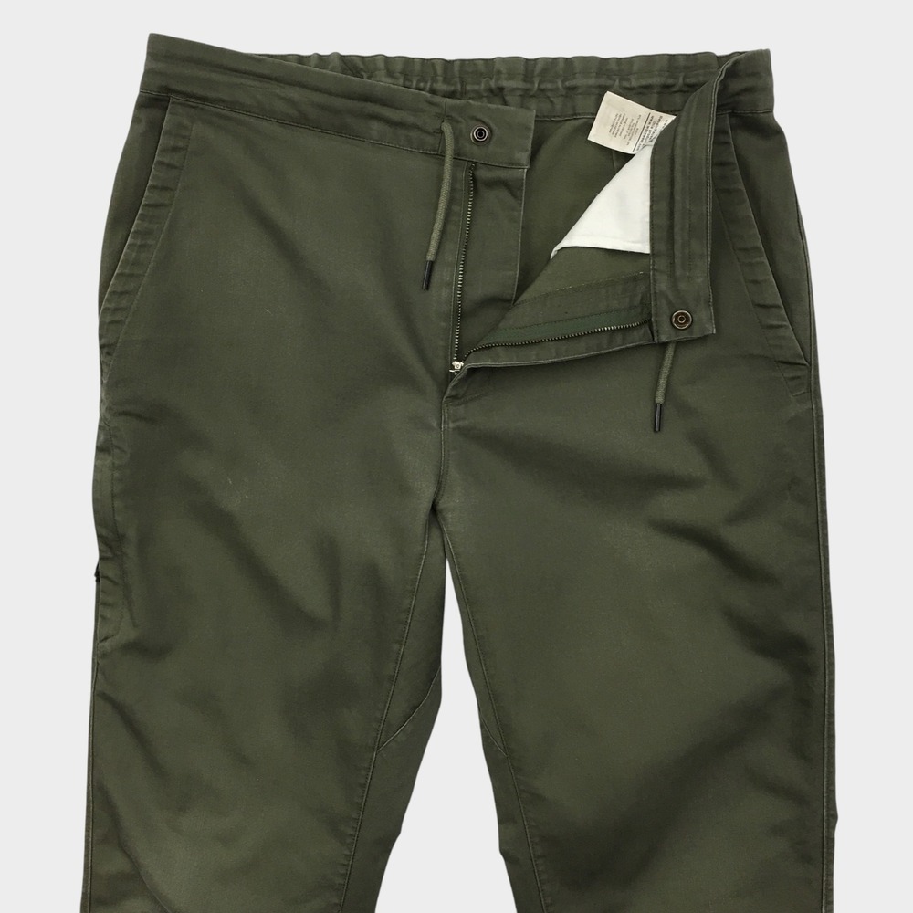 Patagonia Mens Organic Cotton Twill Traveler Pants Joggers Green Size Large